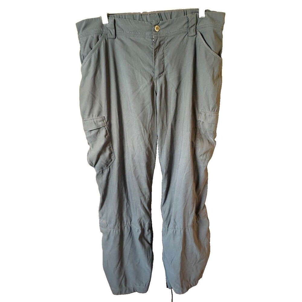 Duluth Trading Company Women's Dry on the Fly Bootcut Pants Size 14x29 Ink Blue